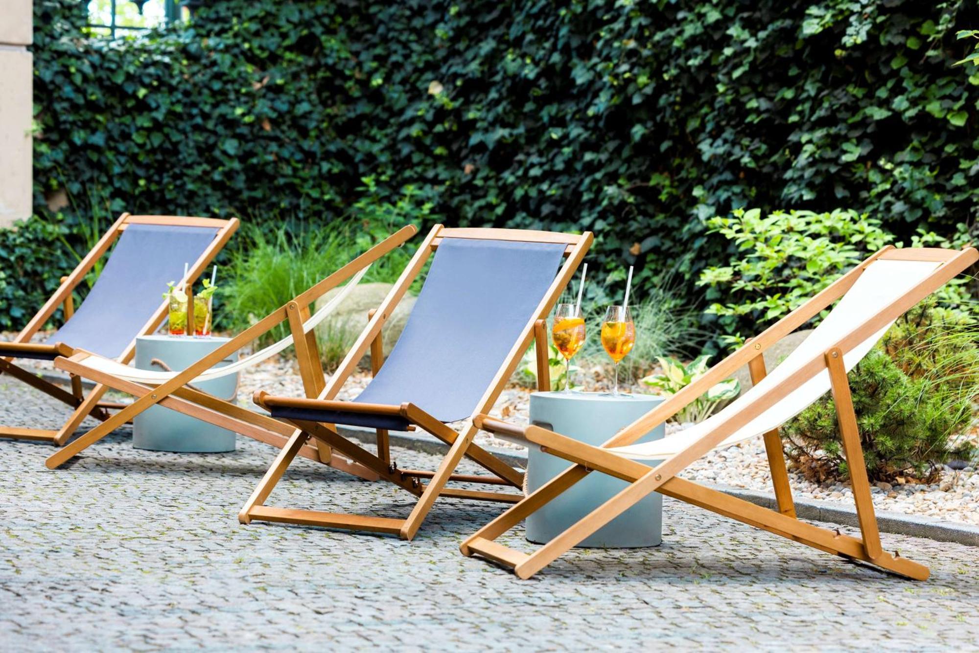 Nh Collection Prague Carlo IV Hotel Exterior photo A pair of deck chairs